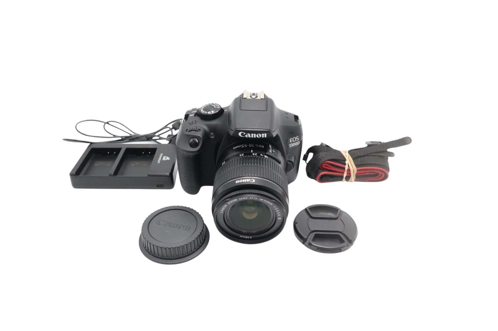 Canon 1300D DSLR Camera 18.0MP with 18-55mm, Shutter Count 2958 Good REFURBISHED