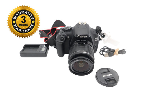 Canon EOS 1200D Camera DSLR 18MP with 18-55mm, Shutter Count 4592, V. Good Cond.