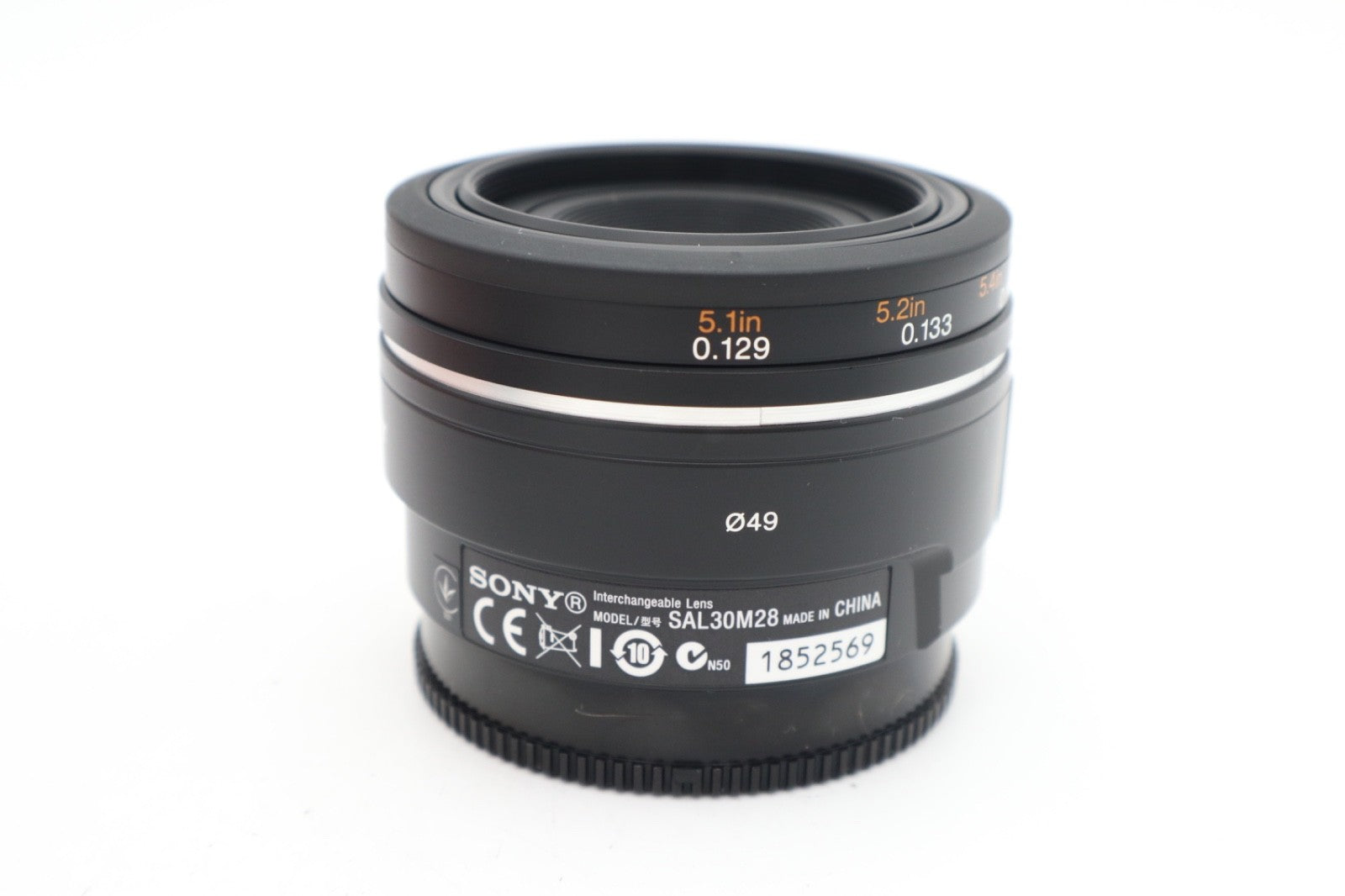 Sony 30mm Macro Lens f/2.8 SAM, Fixed, Very Sharp, Very Good REFURBISHED