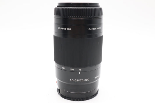 Sony 75-300mm Telephoto Lens F4.5-5.6 for Sony A-Mount, SAL75300, Very Good Cond