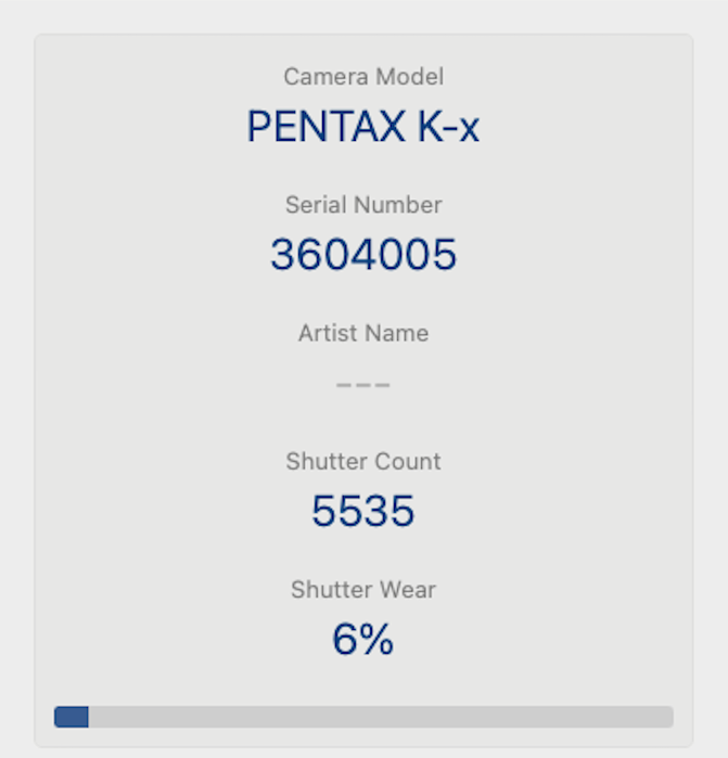 Pentax K-X 12.4MP DSLR Camera with 18-55mm Lens, Shutter Count 5535