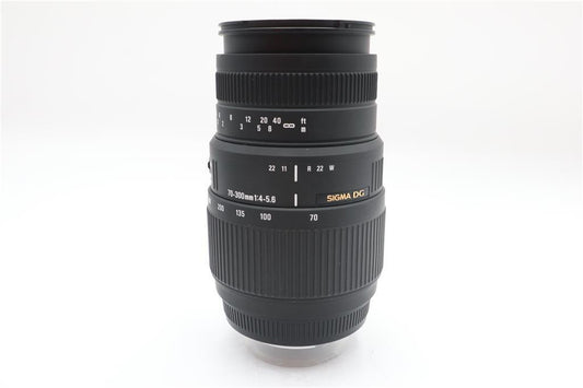 Sigma 70-300mm Telephoto Lens f/4-5.6 DG Zoom Macro for Sony, Fair Condition