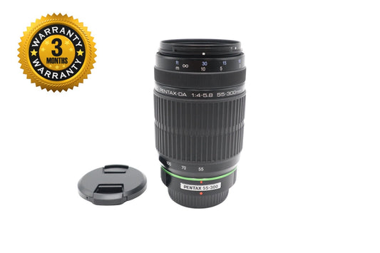 Pentax 55-300mm Telephoto Lens F/4.0-5.8 DA-L SMC, Metal Mount, Good Condition