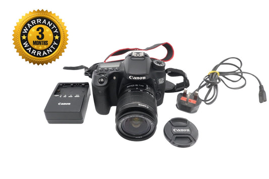 Canon 70D DSLR Camera 20.2MP with 18-55mm, Shutter Count 5451, Very Good REFURB.