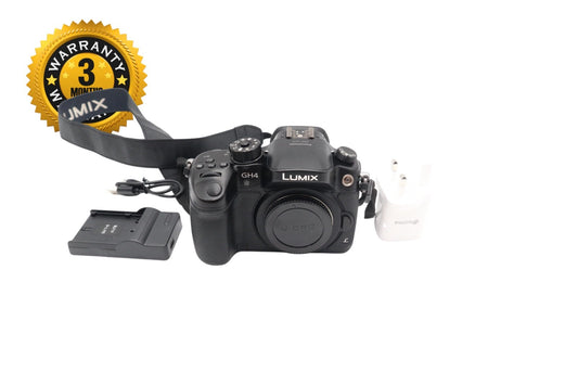 Panasonic GH4 Mirrorless Camera 16MP 4K Body Only, Shutter Count 839, V.G. Cond