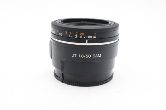 Sony 50mm Prime Lens F1.8 DT SAM For Sony A-Mount SAL50F18, Good Condition