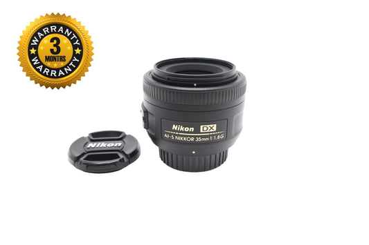 Nikon 35mm Prime Lens F1.8G AF-S DX SWM Very Sharp Portrait, Very Good Condition