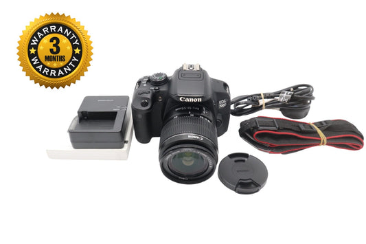 Canon 700D DSLR Camera 18MP with Canon 18-55mm F3.5-5.6 Lens III, Good Condition