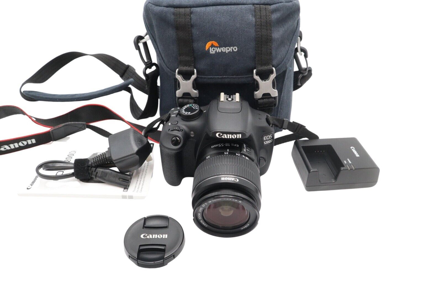 Canon EOS 1200D Camera DSLR 18MP with 18-55mm, Shutter Count 3696, V. Good Cond.