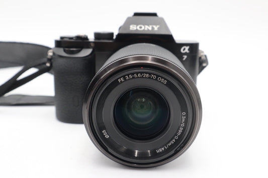 Sony Alpha A7 Mirrorless Camera 24.3MP with 28-70mm Kit Lens, Shutter Count 6518