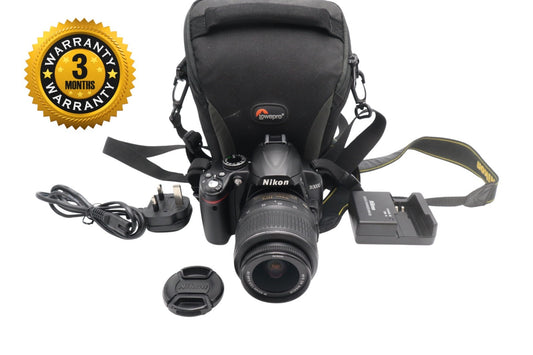 Nikon D3000 DSLR Camera 10.2MP with 18-55mm, Shutter Count 6194, Very Good Cond