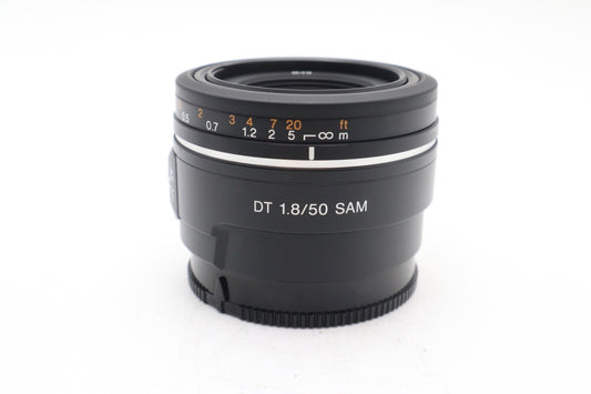 Sony 50mm Prime Lens F1.8 DT SAM For Sony A-Mount SAL50F18, Good Condition