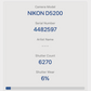 Nikon D5200 DSLR Camera 24.1MP with 18-55mm, Shutter Count 6270, Very Good Cond.