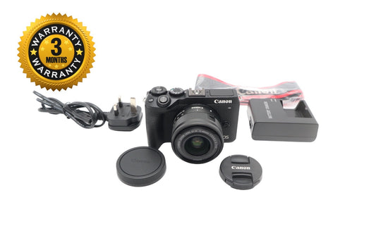 Canon EOS M6 Mark II Mirrorless Camera 32.5MP with 15-45mm, Shutter Count 1000