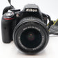 Nikon D3300 DSLR Camera 24.2MP with 18-55mm, Shutter Count 5481, Very Good Cond.