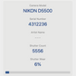 Nikon D5500 DSLR Camera 24.2MP with 18-55mm, Shutter Count 5556, Very Good Cond.