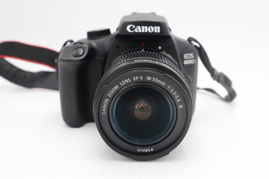 Canon 4000D Camera DSLR 18.0MP with 18-55mm, Shutter Count 1240, Very Good Cond.