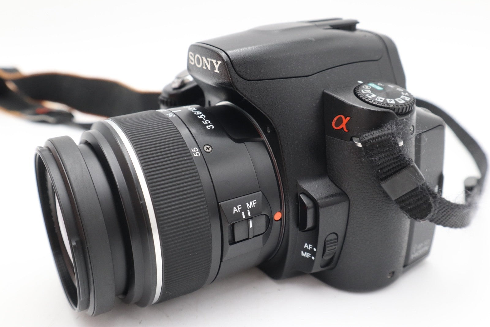 Sony Alpha A290 Camera DSLR 14.2MP with 18-55mm F3.5-5.6 SAM Lens Good Condition