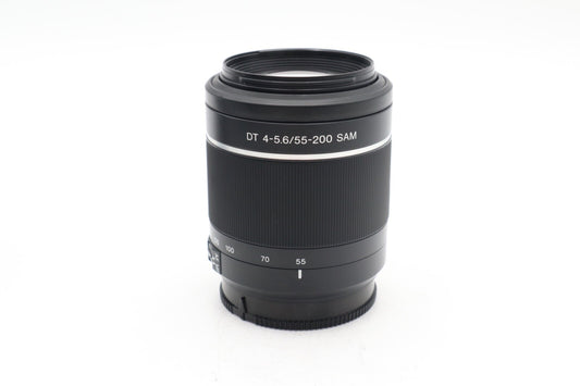 Sony 55-200mm F4-5.6 Lens, SAL55200, Telephoto Sony for A-Mount, V. G. REFURB.