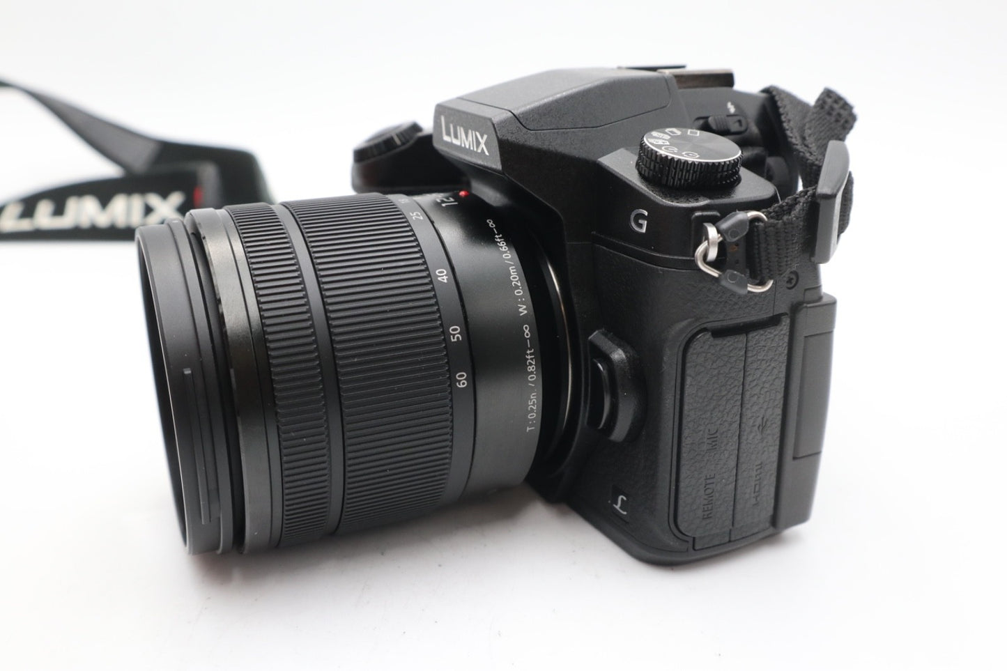 Panasonic G80 Mirrorless Camera 16MP with 12-60mm, Shutter Count 694 REFURBISHED
