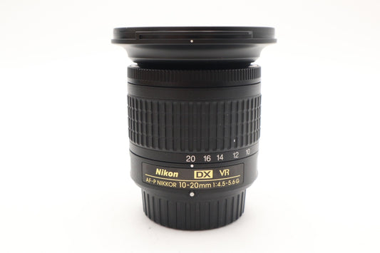 Nikon 10-20mm Wide-Angle Lens F4.5-5.6 G AF-P VR, Stabilised, Excellent REFURB.