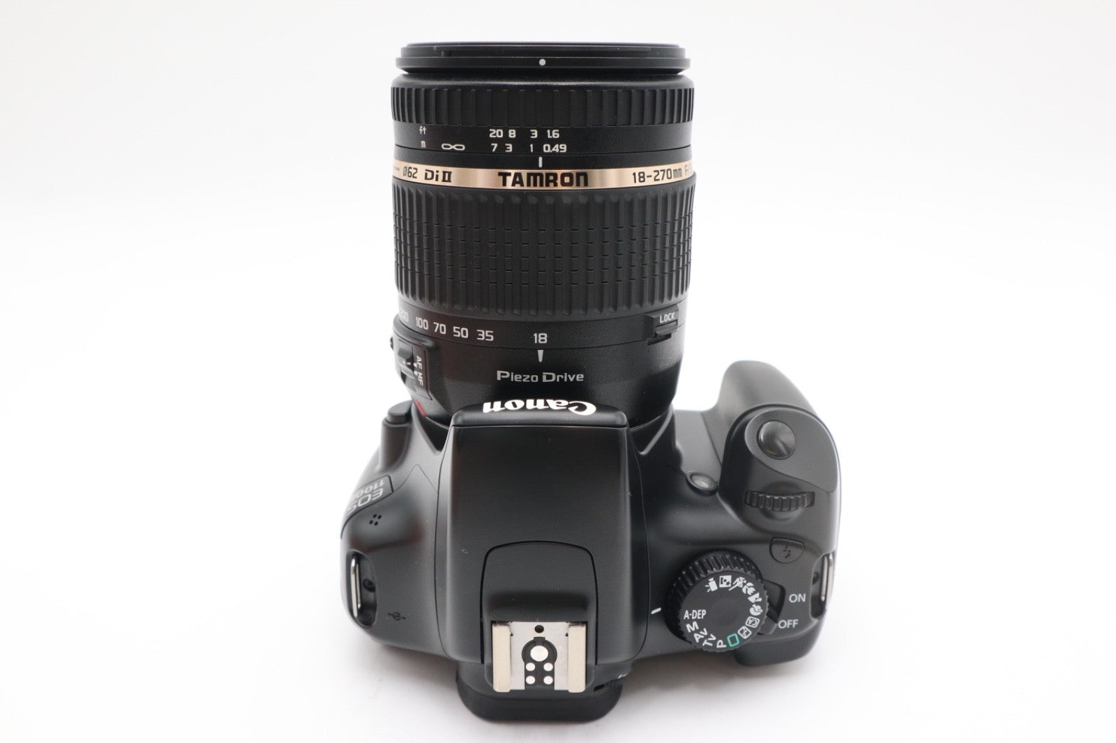 Canon 1100D DSLR Camera with Tamron 18-270mm Stabilised Lens Shutter Count 5772