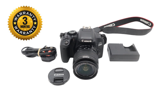 Canon 800D Camera DSLR 24.2MP with 18-55mm, Shutter Count 3856, Good Condition