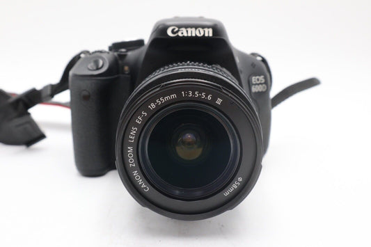 Canon 600D DSLR Camera 18MP with 18-55mm, Shutter Count 11185, V. Good Condition