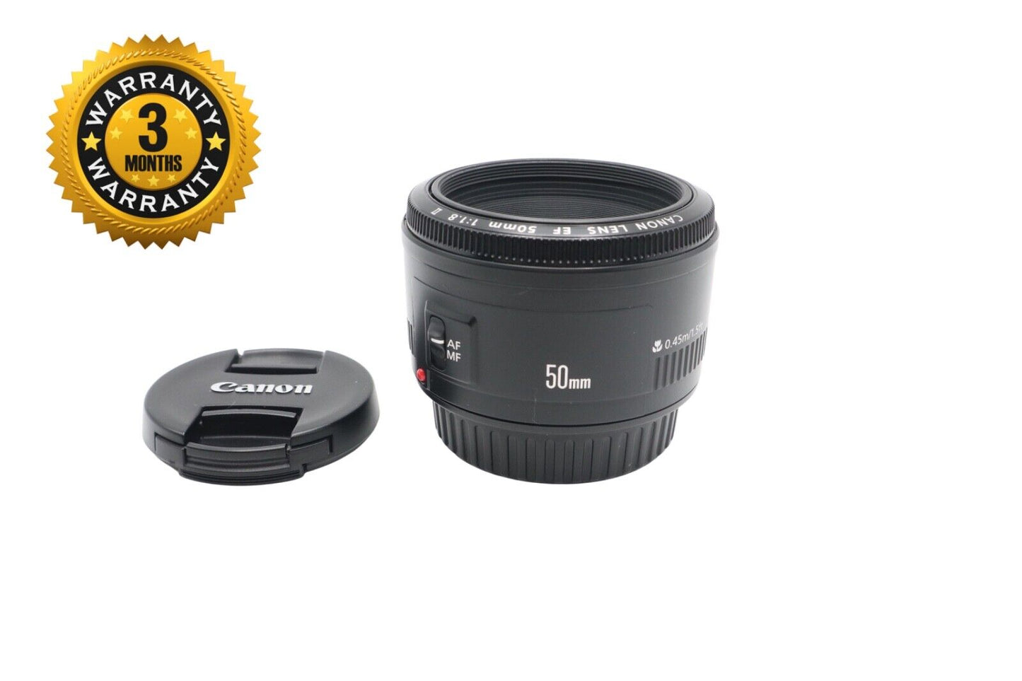 Canon 50mm Prime Lens F/1.8 II EF Portrait, Auto Focus, Sharp, Very G. Condition