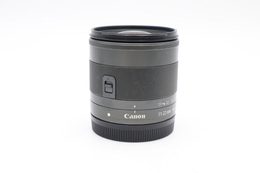 Canon 11-22mm Wide-Angle Lens f/4-5.6 IS STM EF-M, Good Condition