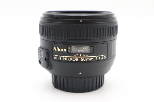 Nikon 50mm F/1.4 G AF-S Nikkor Prime Lens, Very Sharp, Portrait, Very Good Cond.