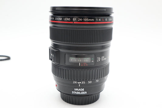 Canon 24-105mm All-Around Lens F4 L IS USM, EF, Full Frame, Stabilised, V.G. Con