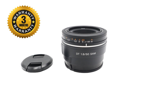 Sony 50mm Prime Lens F1.8 DT SAM For Sony A-Mount SAL50F18, Good Condition
