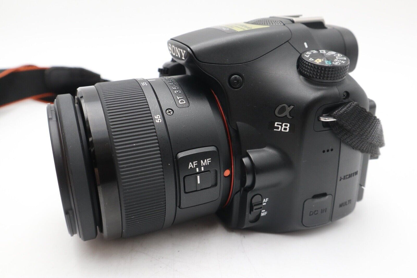Sony A58 DSLR Camera 20.1MP with 18-55mm, Shutter Count 28751, Very Good Cond.