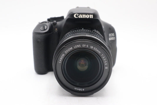 Canon 600D DSLR Camera 18MP with 18-55mm, Shutter Count 5032, Very G. Condition