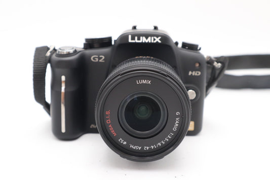 Panasonic G2 Digital Camera 12.1MP with 14-42mm Lens, S. Count 3763, Good Cond.