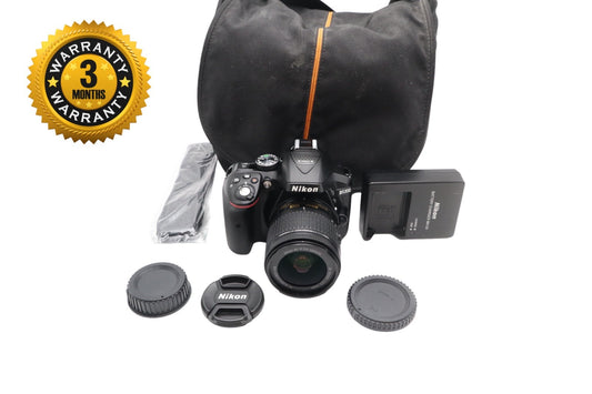 Nikon D5300 24.2MP Camera DSLR with 18-55mm, Shutter Count 3876, Very Good Cond.