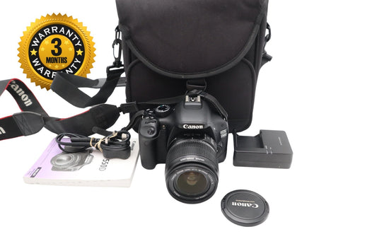 Canon 550D DSLR Camera 18.0MP with 18-55mm, Shutter Count 7058, V.Good Condition