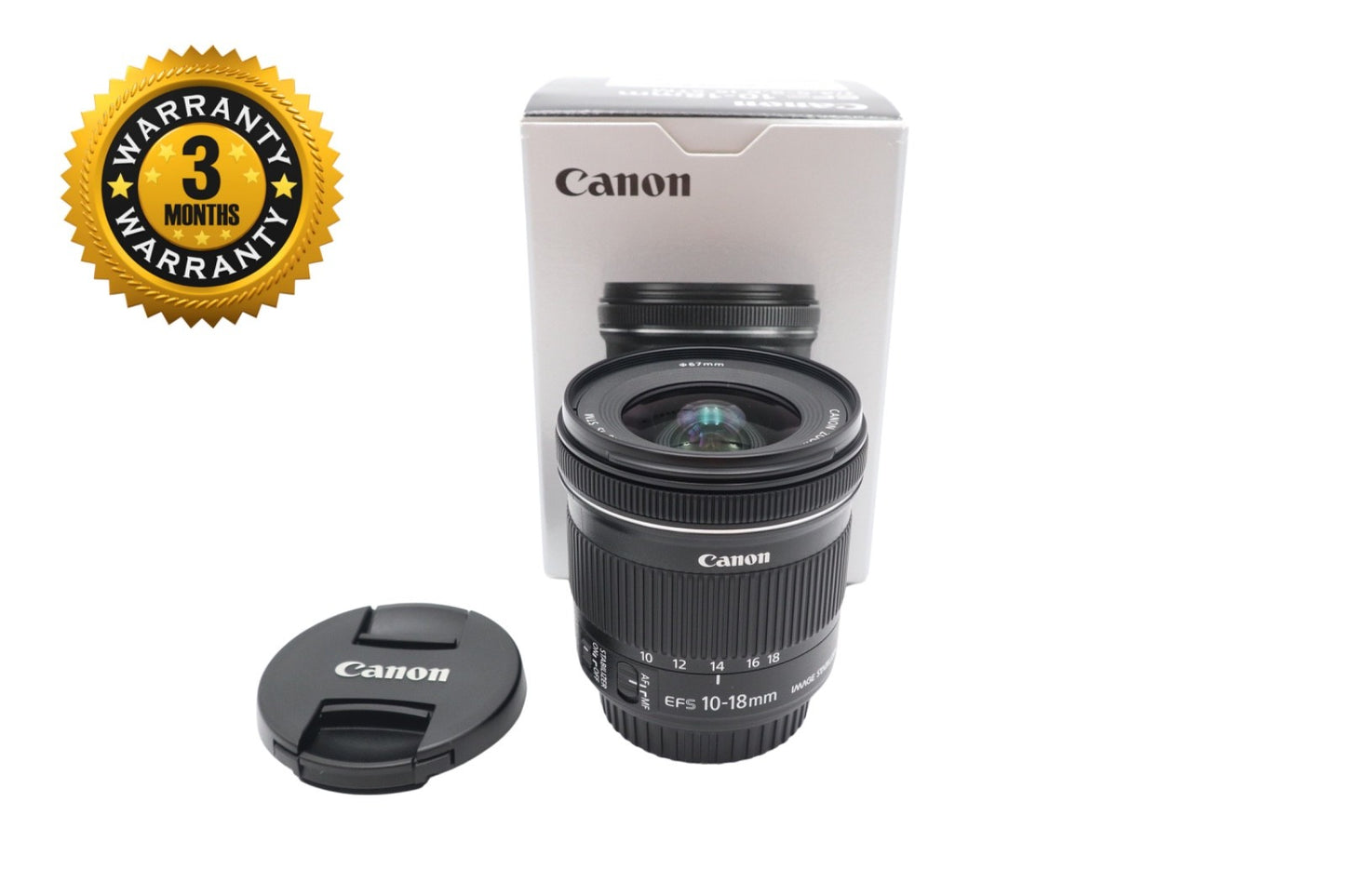 Canon 10-18mm Wide-Angle Lens F/4.5-5.6 IS STM, Stabilised, Very Good Condition