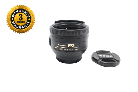 Nikon 35mm Prime Lens F1.8G AF-S DX SWM Very Sharp Portrait, Very Good Condition