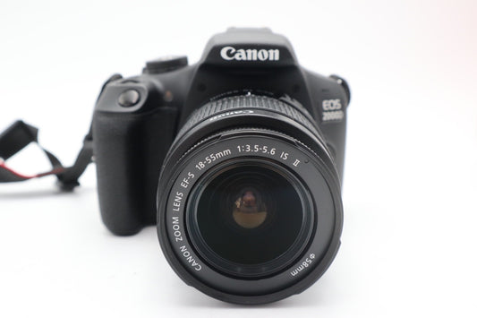 Canon 2000D DSLR Camera 24.1MP with 18-55mm, Shutter Count 977, Excellent REFUR