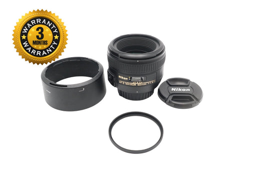 Nikon 50mm F/1.4 G AF-S Nikkor Prime Lens, Very Sharp, Portrait, Very Good Cond.