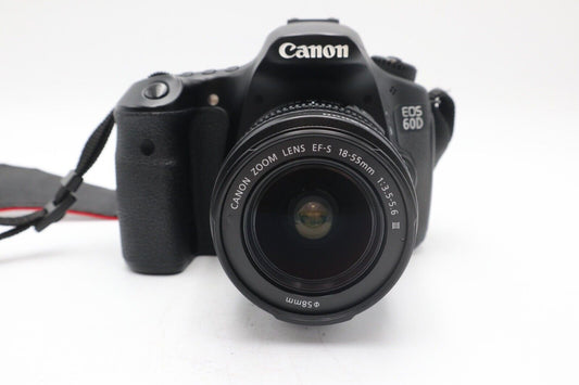 Canon EOS 60D Camera DSLR 18MP with 18-55mm, Shutter Count 10042, Good Condition