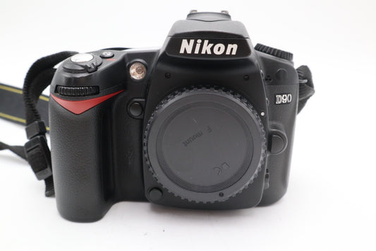 Nikon D90 DSLR Camera 12.3MP Body Only, Shutter Count 13 %, Fair Condition
