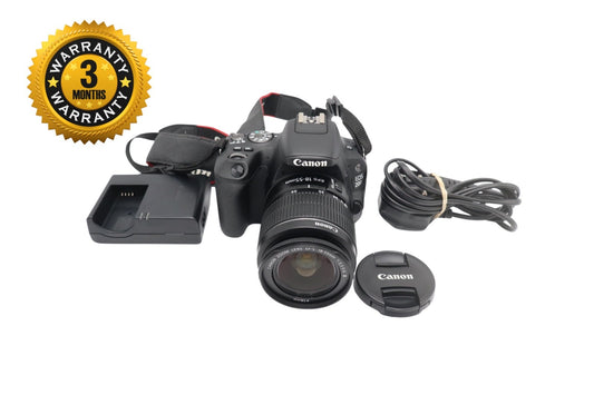 Canon 200D Camera DSLR 24.2MP Kit with 18-55mm, Shutter Count 12221, V Good Cond
