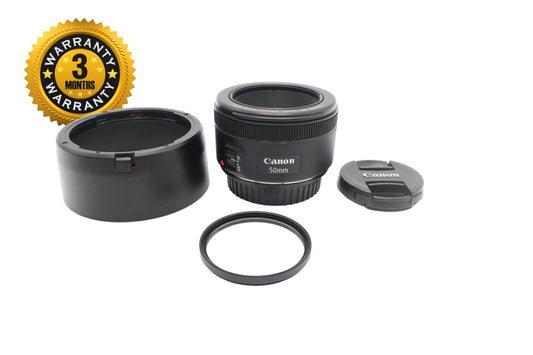 Canon 50mm Prime Lens f/1.8 STM EF Sharp, Portrait, Full Frame, Very Good Cond