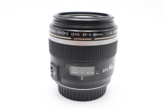 Canon 60mm Macro Lens f/2.8 EF-S USM, Very Sharp, Prime, V. Good Condition