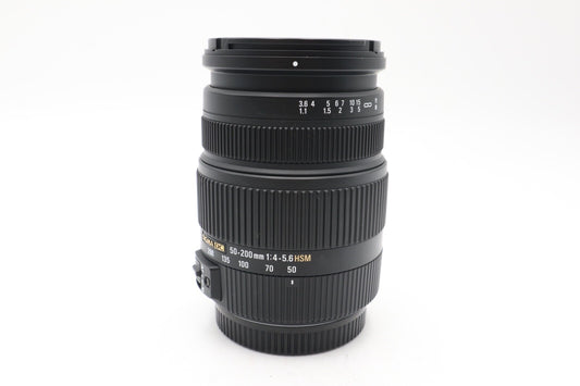 Sigma 50-200mm Telephoto Lens f/4-5.6 OS HSM DC, Stabilised for Canon EF-S