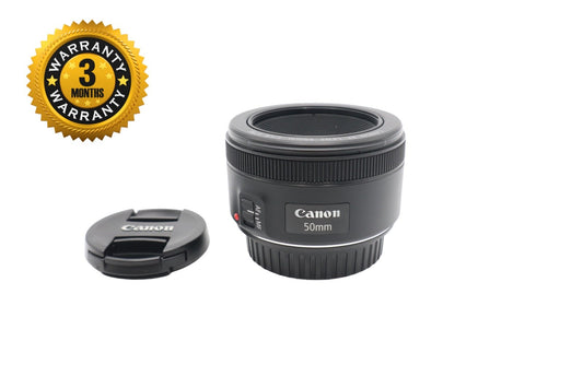 Canon 50mm Prime Lens f/1.8 STM EF Sharp, Portrait, Full Frame, Very Good Cond