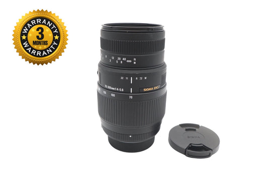 Sigma 70-300mm f/4-5.6 Lens Telephoto Macro for Nikon, Good Condition
